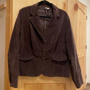 Corduroy Blazer St John’s Bay in Brown